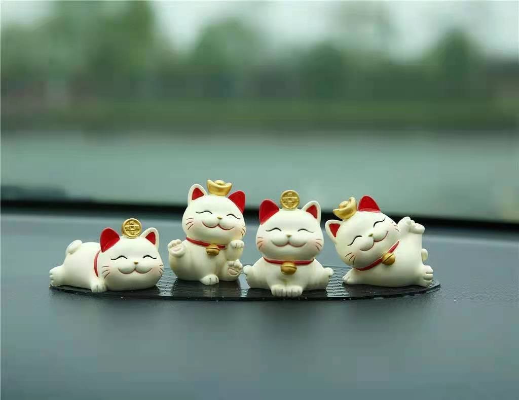 SET 4 CHÚ MÈO THẦN TÀI CUTE