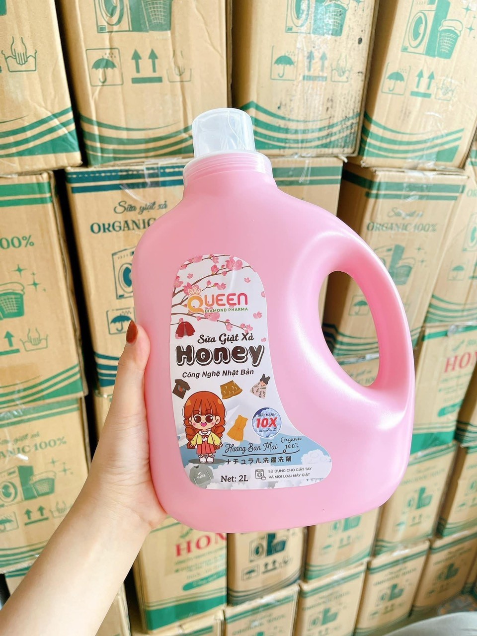 SỮA GIẶT XẢ HONEY 2 IN 1