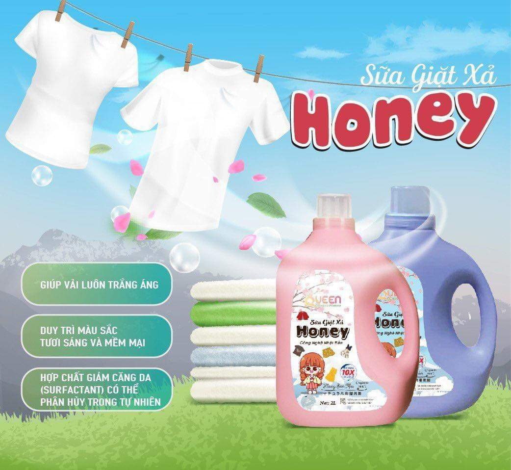 SỮA GIẶT XẢ HONEY 2 IN 1