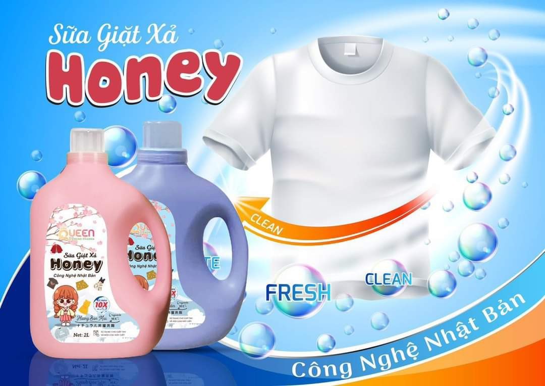 SỮA GIẶT XẢ HONEY 2 IN 1