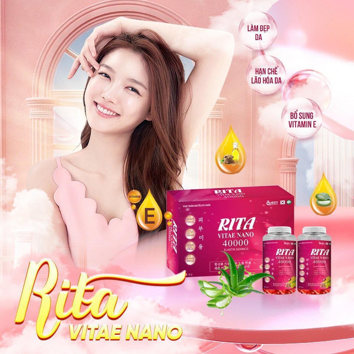 Set 2 lọ vitamin E - RITA VITAE NANO