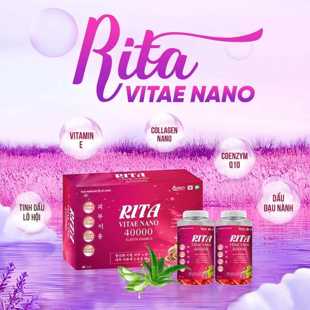 Set 2 lọ vitamin E - RITA VITAE NANO