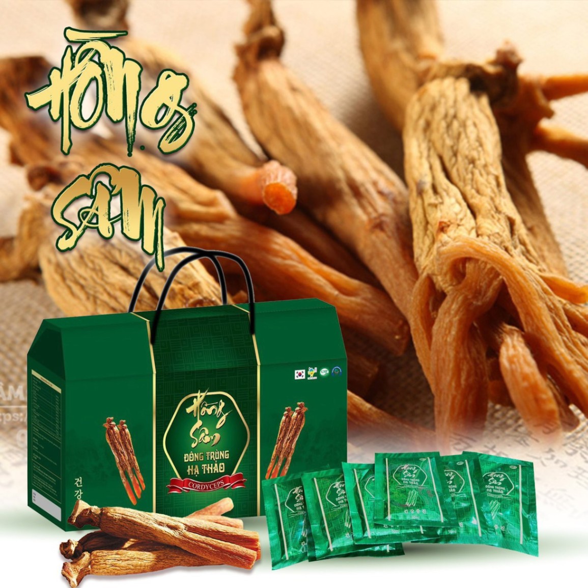 Hồng Sâm - Đông Trùng Hạ Thảo Hàn Quốc