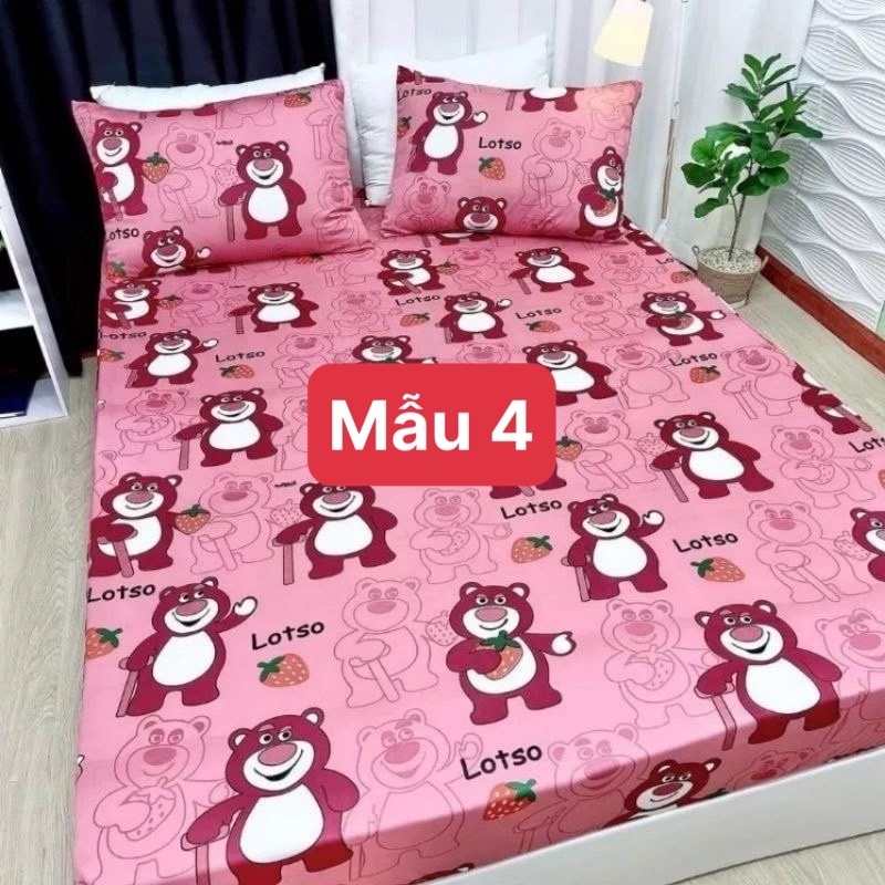 SET GA GỐI 3 MÓN ( Vỏ ga và 2 vỏ gối )