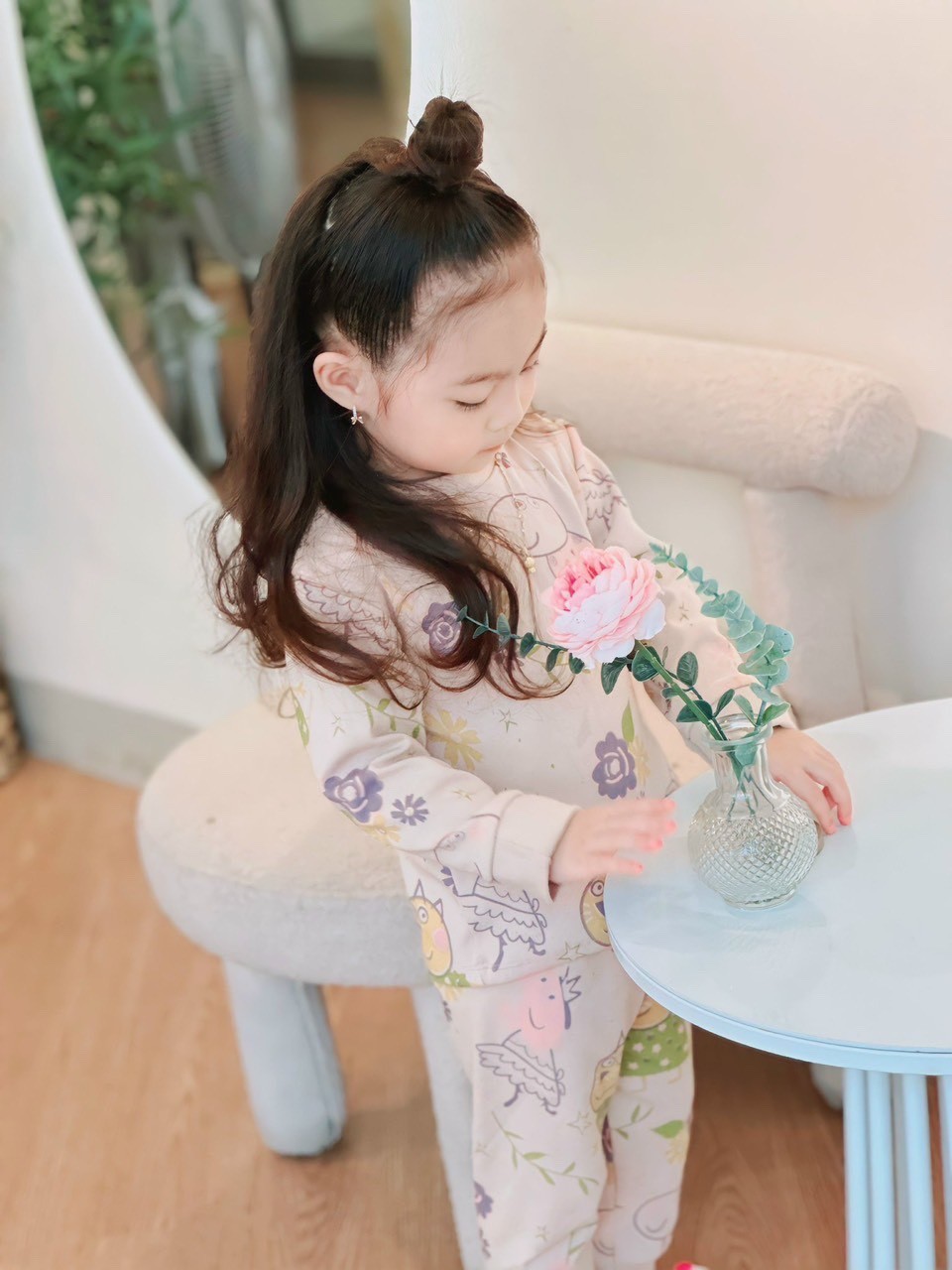 Set 2 bộ hoạt hình Peppa Hồng Be