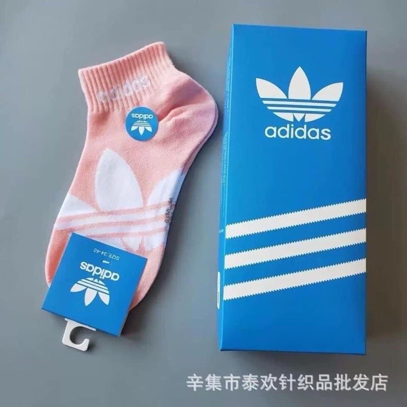 Hộp 5 đôi tất Adidas Họa Tiết To