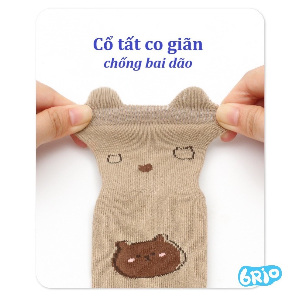 set 10 đôi Tất Cao Cổ Chống Trượt cho Bé