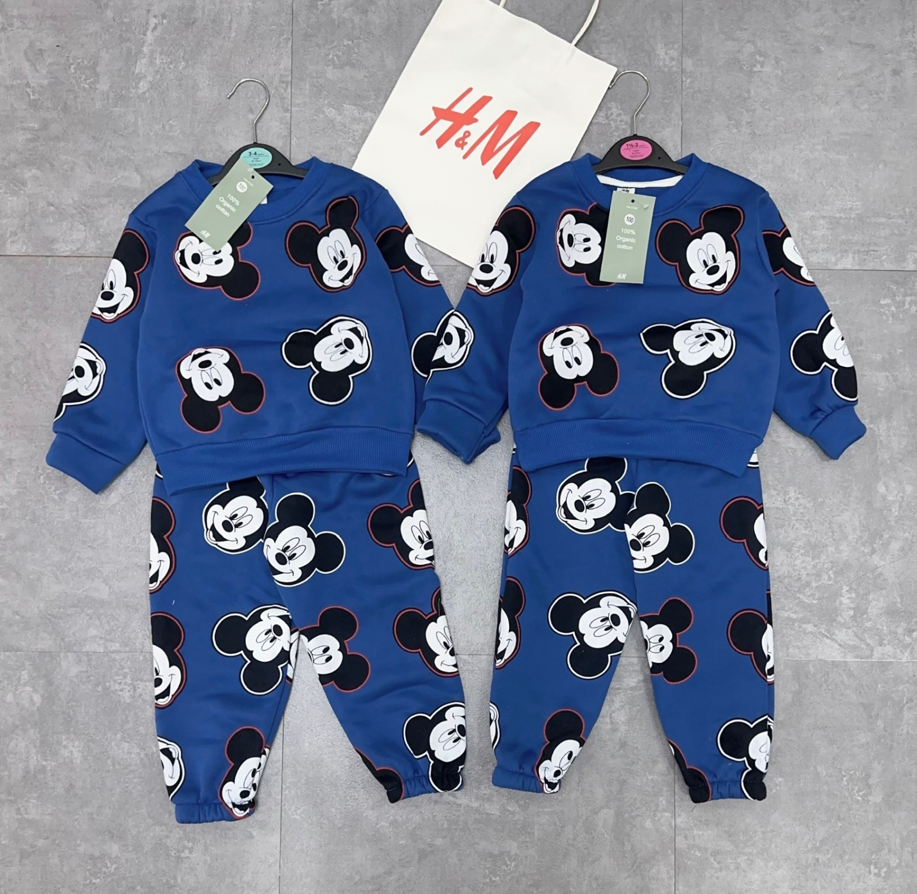 Bộ Mickey Xanh Cho Bé