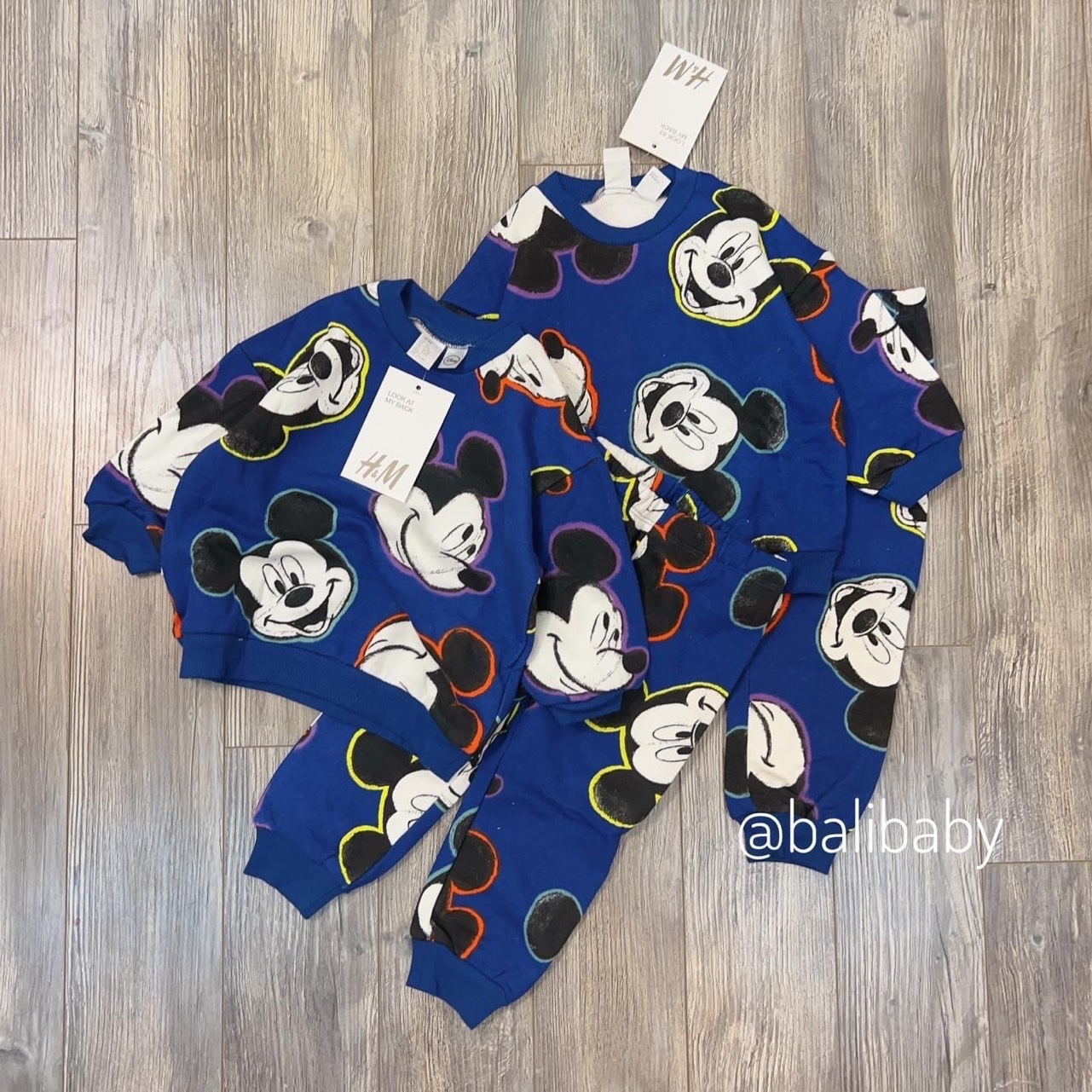 Bộ Mickey Xanh Cho Bé