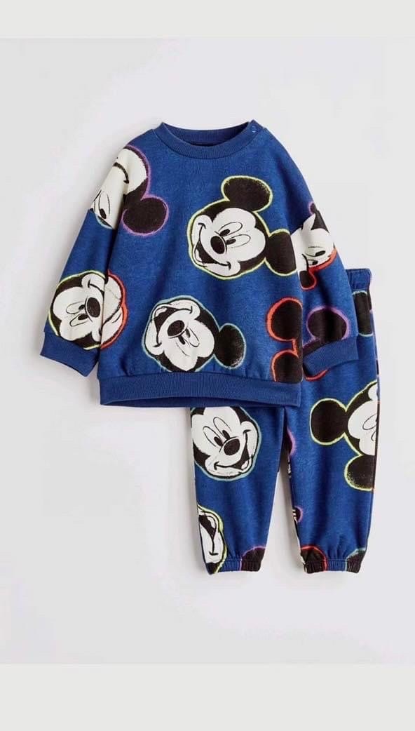 Bộ Mickey Xanh Cho Bé