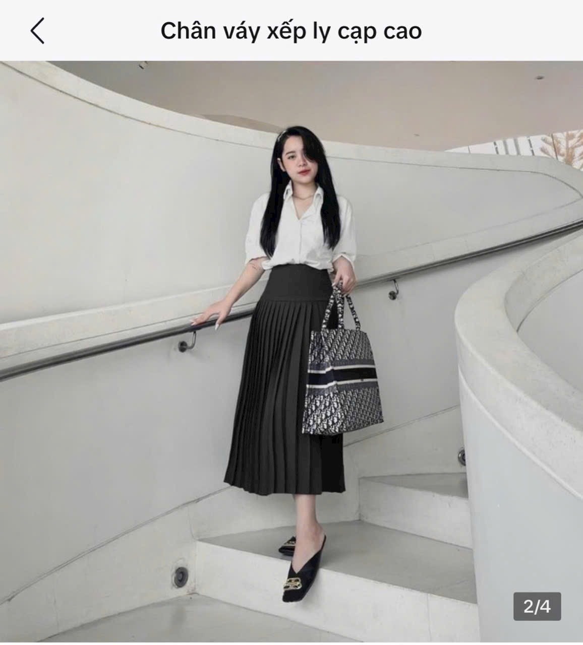 Chân váy xếp ly dáng dài hàng QC cao cấp 5 màu cực đẹp Lavusa | Shopee Việt  Nam