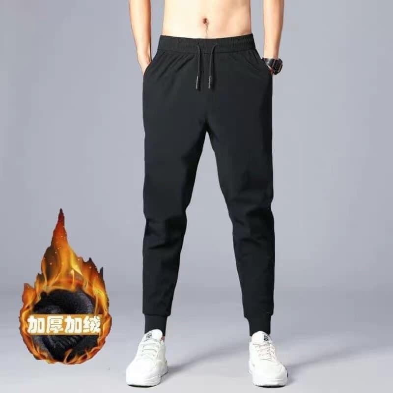 Quần Jogger lót lông dày ấm cho Nam