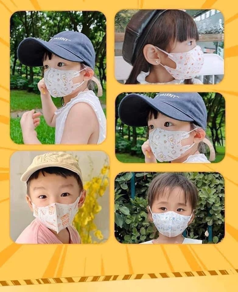 HỘP 100 CHIẾC KHẨU TRANG DUY QUÂN 5D KIDS TE ( giá SALE )