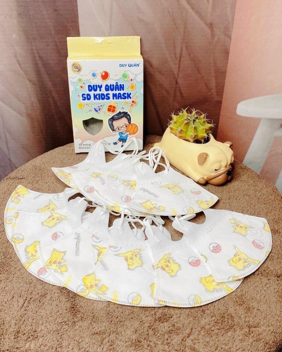 HỘP 100 CHIẾC KHẨU TRANG DUY QUÂN 5D KIDS TE ( giá SALE )