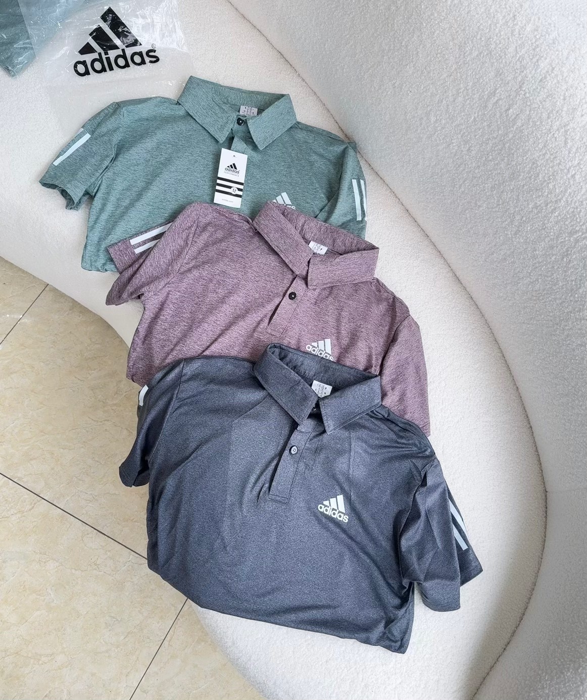 Set 3 áo Adidas cổ đức