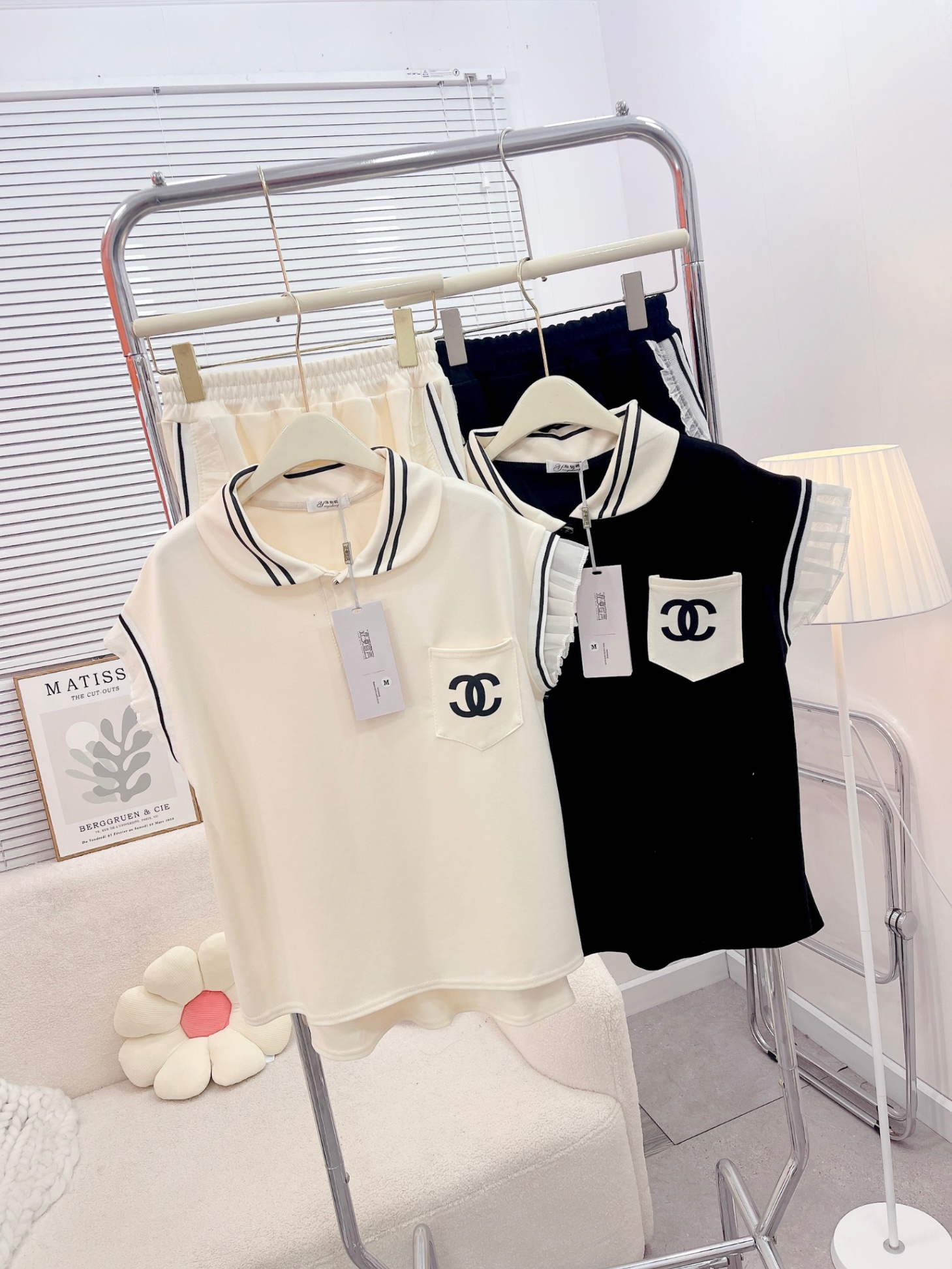 SET BỘ CHANEL MIX CHÂN VÁY PHỐI VIỀN REN SIU HOT