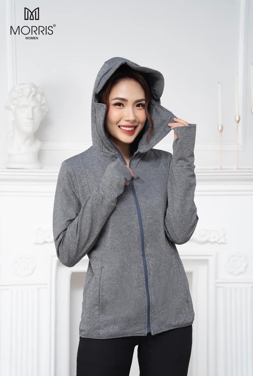 ÁO CHỐNG NẮNG COTTON SOÀN TIÊU 2 LỚP DÁNG NGẮN