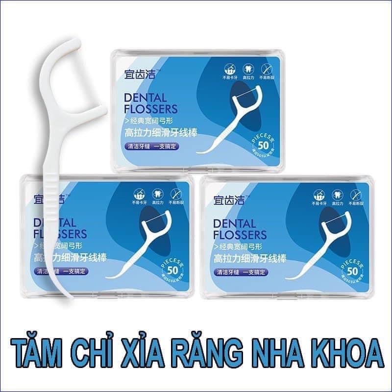 SET 3 HỘP TĂM CHỈ NHA KHOA