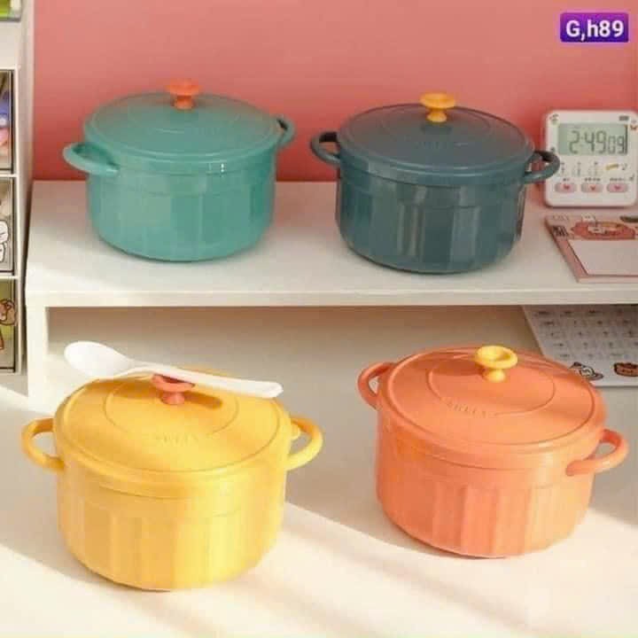 BÁT MÌ RUỘT INOX CAO CẤP KÈM MUỖNG CUTE