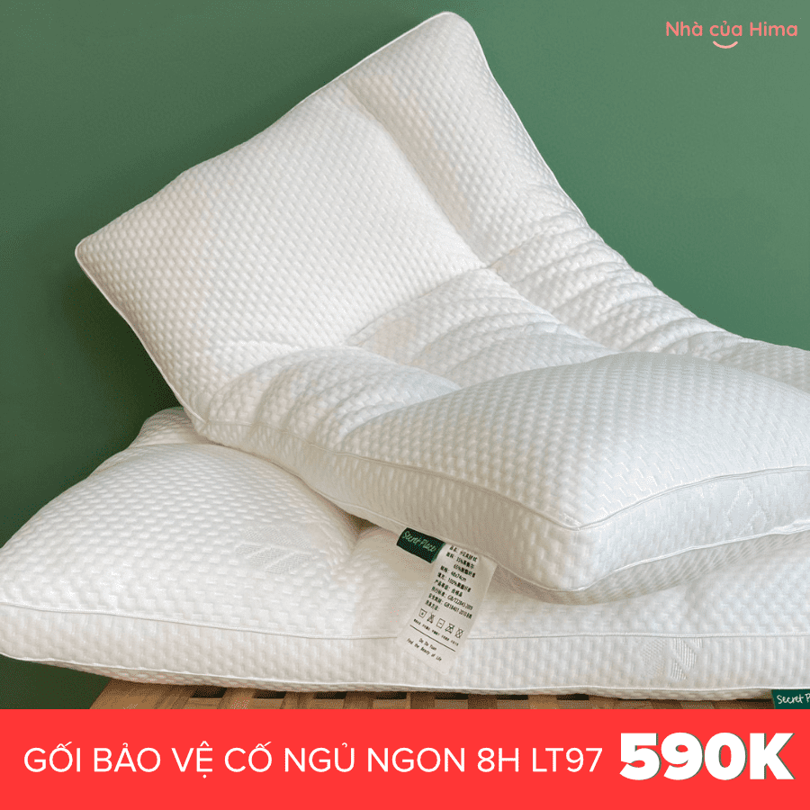 Gối bảo vệ cổ ngủ ngon suốt 8h LT97 48*74*10cm