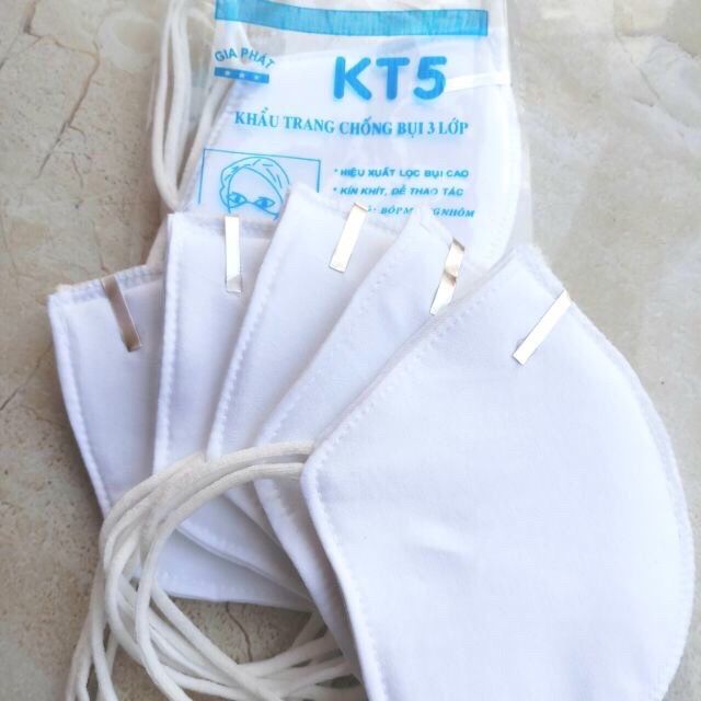 Khẩu trang kt5 3 lớp chống bụi