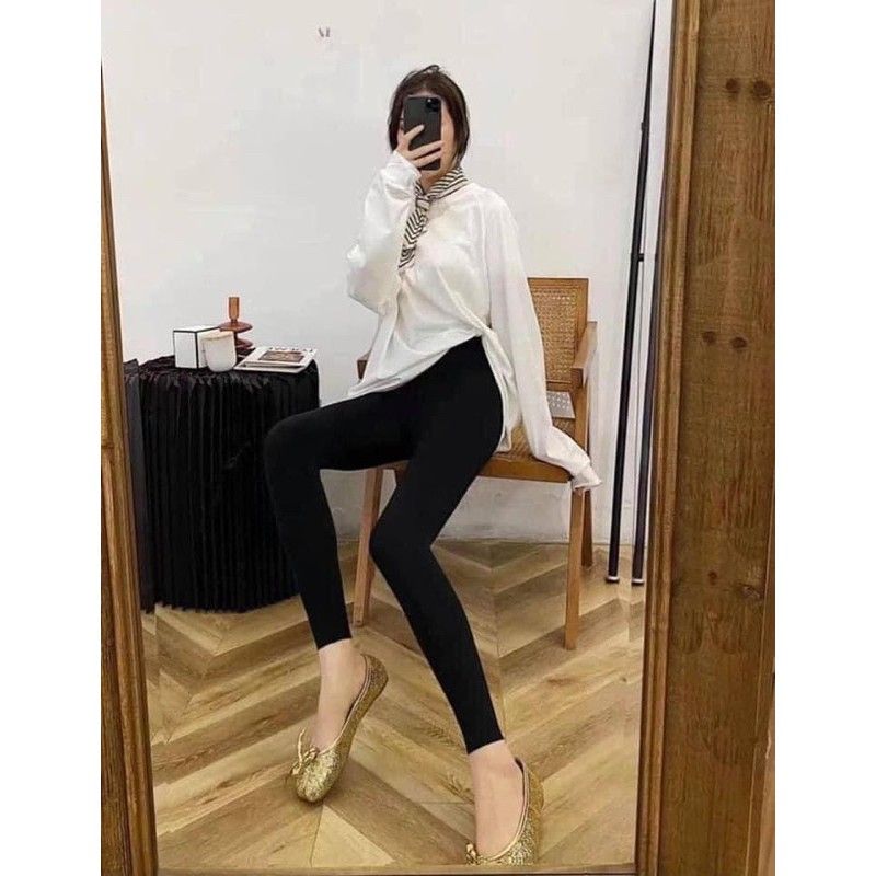 Quần Legging Lót Lông Nữ Dày Ấm