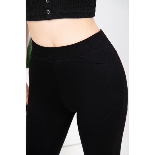 Quần legging ngố nữ lưng cao gen bụng có Bigsize 80kg