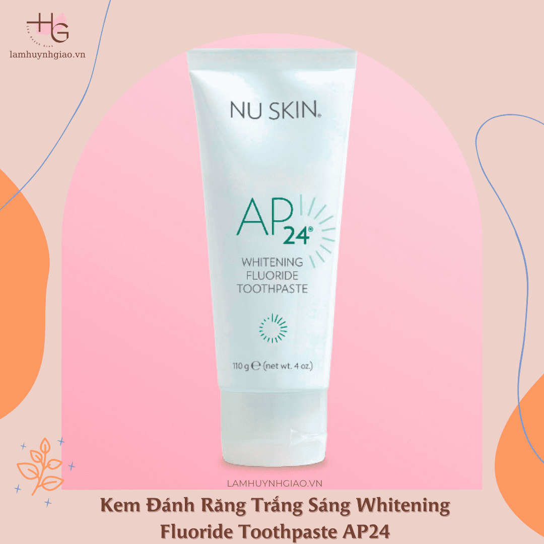 Kem Đánh Răng Trắng Sáng Whitening Fluoride Toothpaste AP24