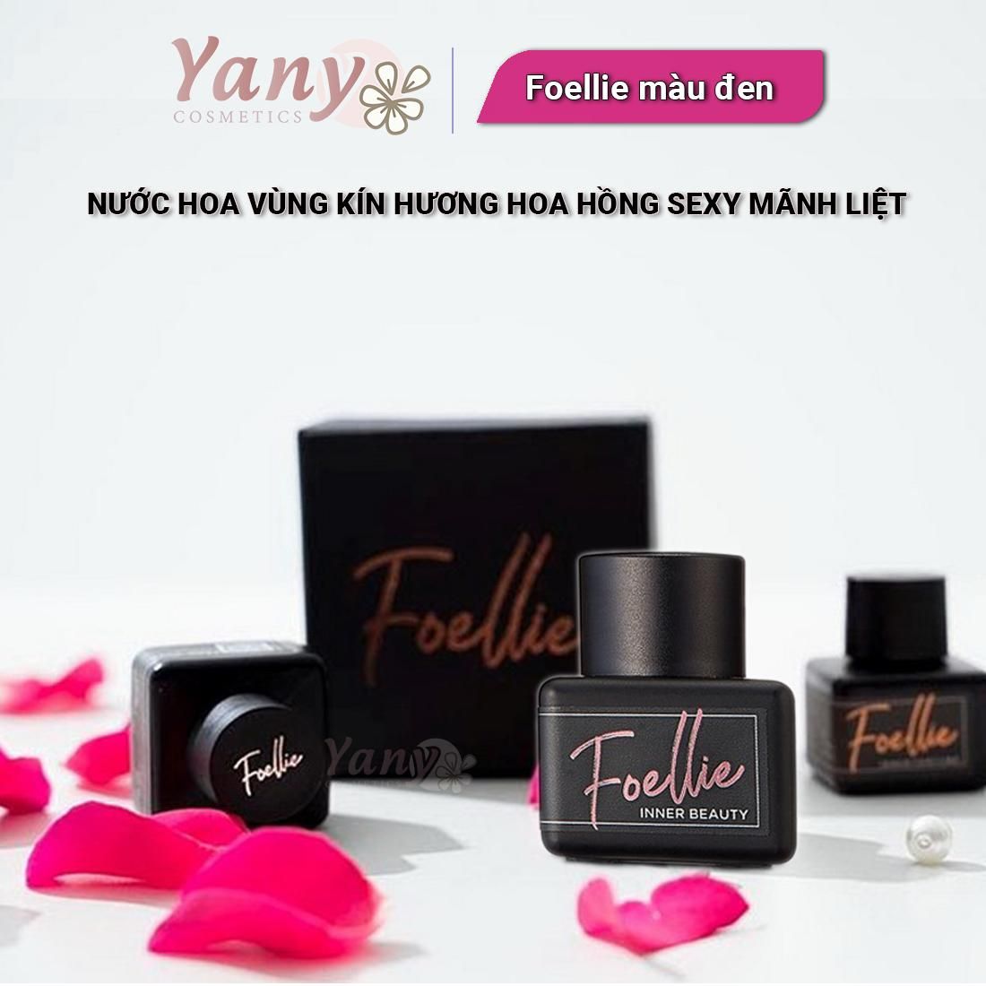 Nước Hoa Vùng Kín Foellie Màu Đen Hương Thơm Nồng Nàn Quyến Rũ, Yany Cosmetics