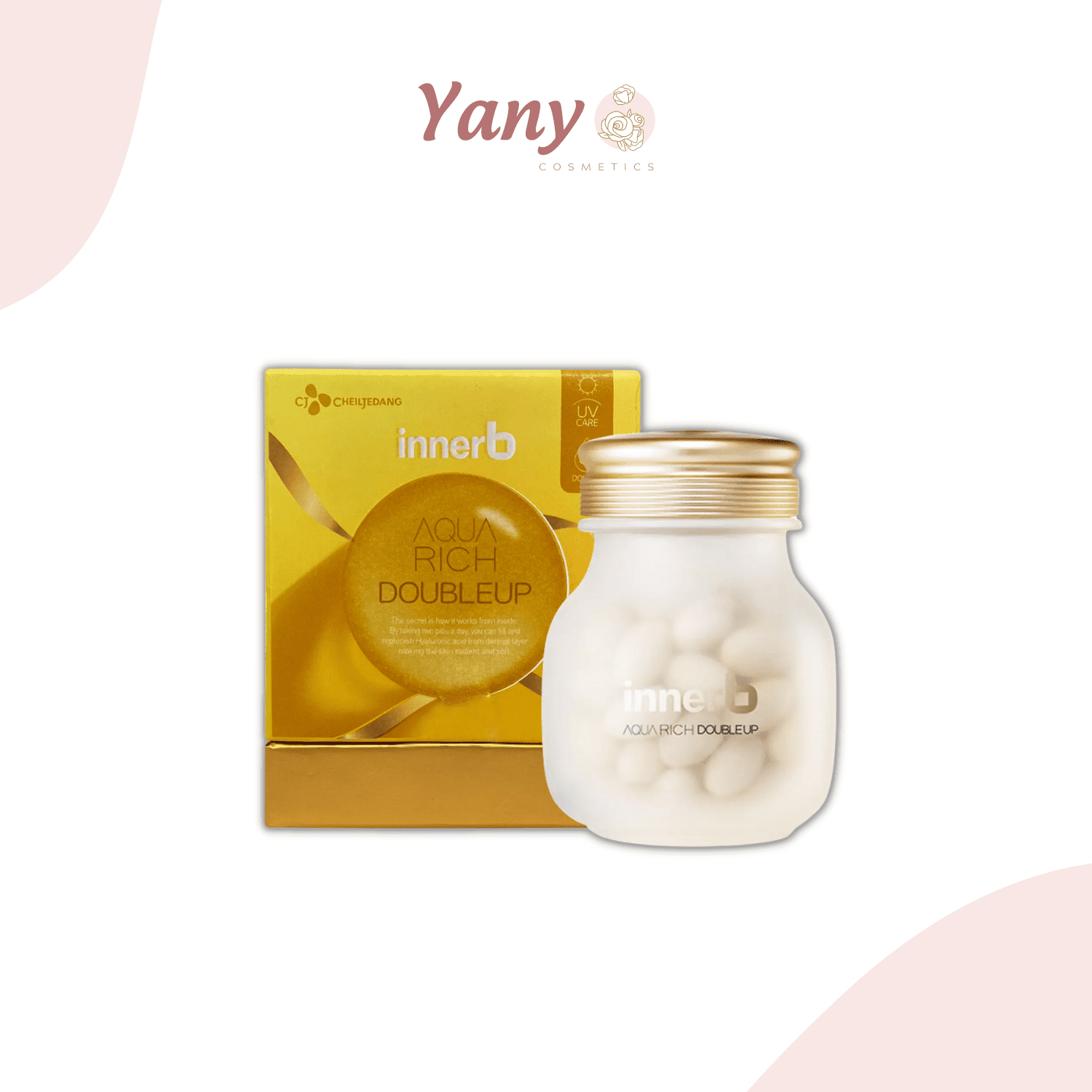 Viên Uống Cấp Nước Và Collagen Innerb 70 Viên Mẫu Mới Tặng Kèm Túi Mỹ Phẩm Và Collagen Dạng Nước