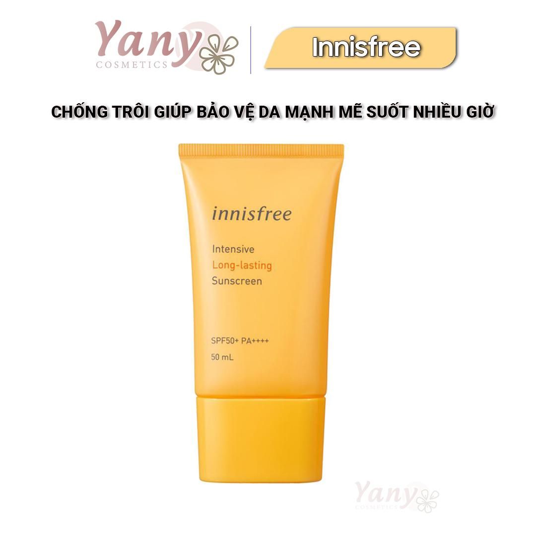 Kem Chống Nắng Innisfree Intensive Long-Lasting Sunscreen SPF50+/PA++++ 50ml-Yany Cosmetics