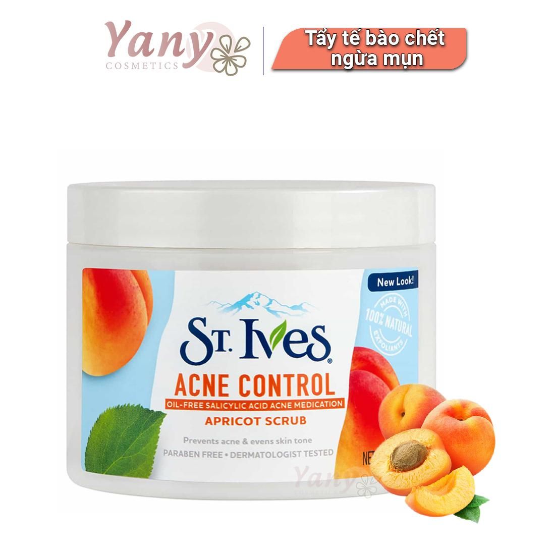 Tẩy Tế Bào Chết Cho Mặt Và Toàn Thân St.Ives Apricot Scrub Hương Mơ