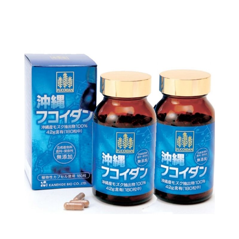 Viên Uống Tảo Fucoidan Okinawa Phòng Chống Ung Thư 180 Viên Nhật Bản