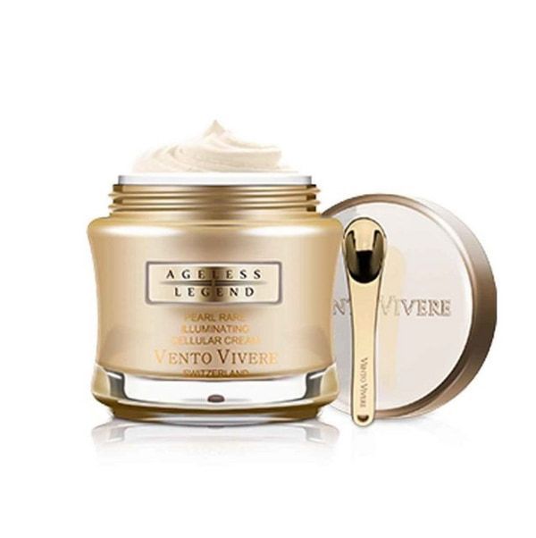 Kem Trị Nám Trắng Da Ngọc Trai Vento Vivere Pearl Rare Illuminating Cellular Cream Thụy Sĩ