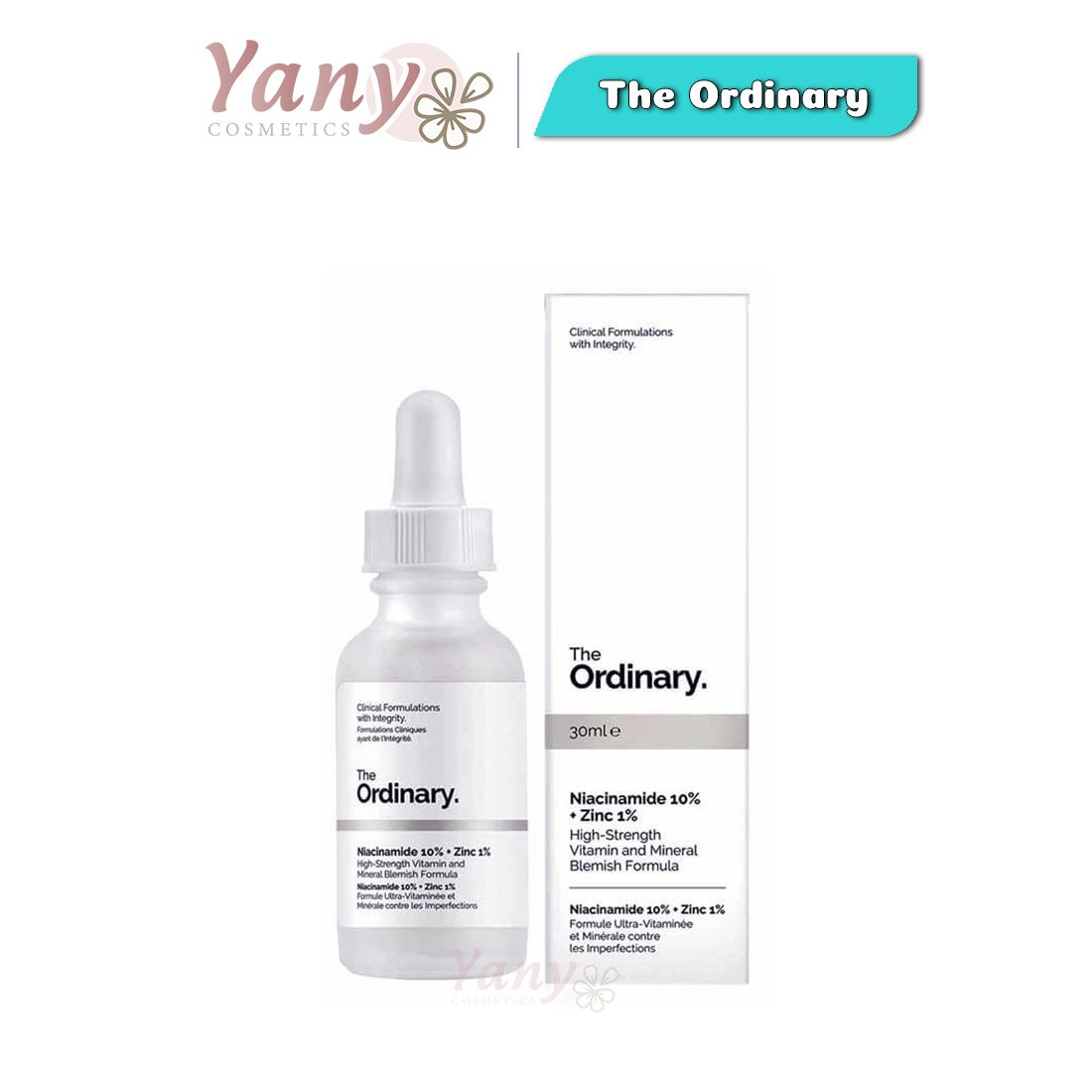 The Ordinary Niacinamide 10% + Zinc 1% (Tinh chất ngừa mụn, trị thâm)