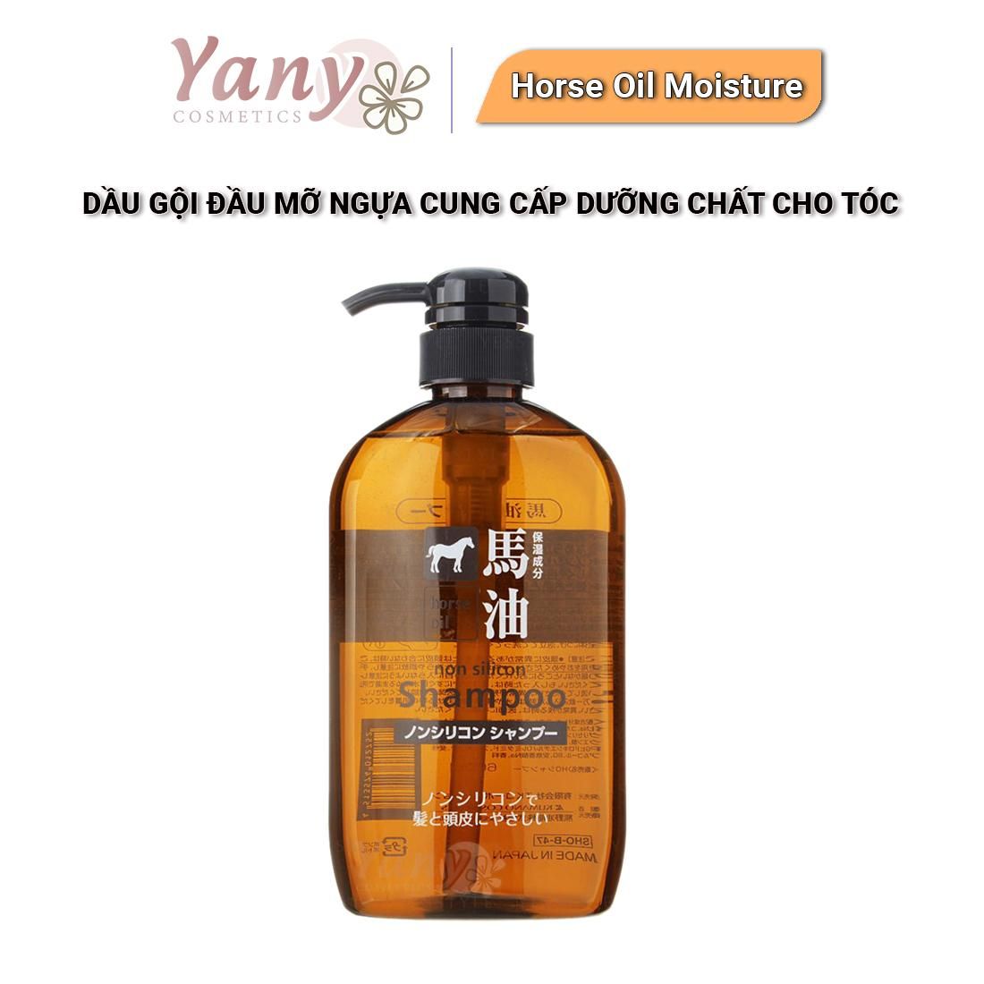 DẦU GỘI MỠ NGỰA HORSE OIL Nhật Bản 600ML-YANY COSMETICS