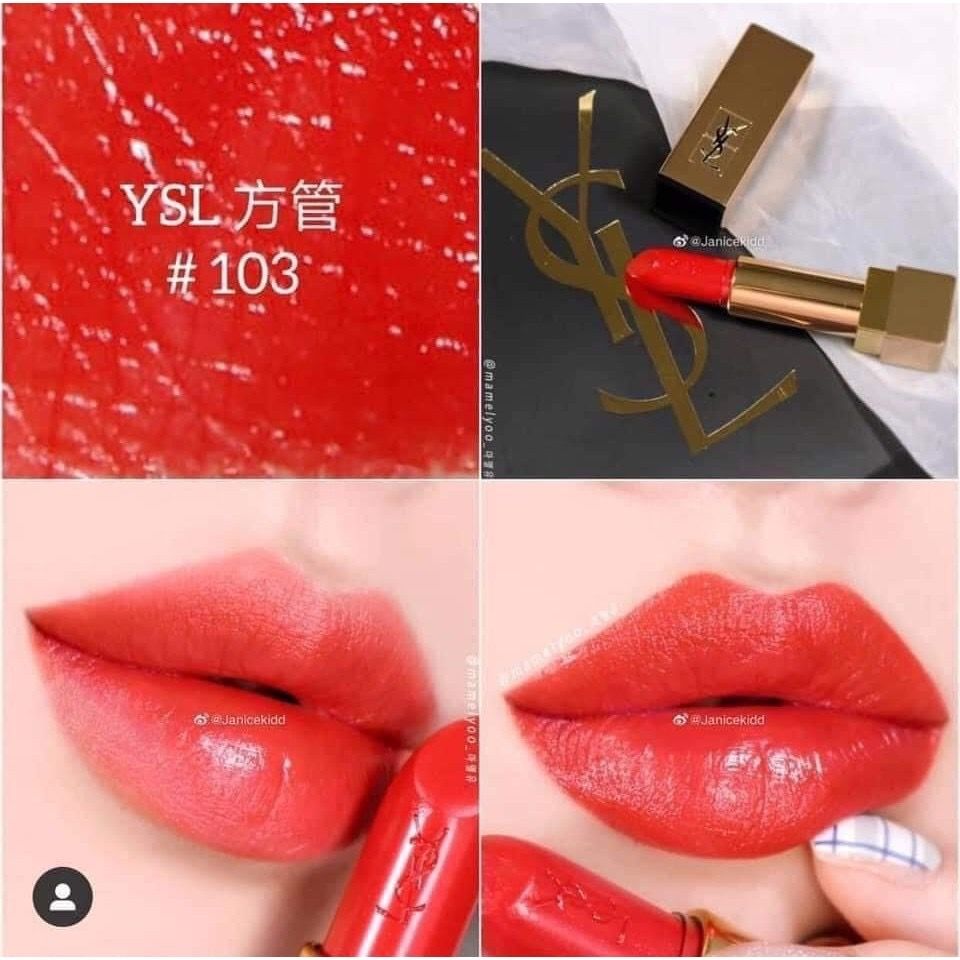 Son YSL 103 Prete A Tout - Đỏ Tươi Ánh Cam