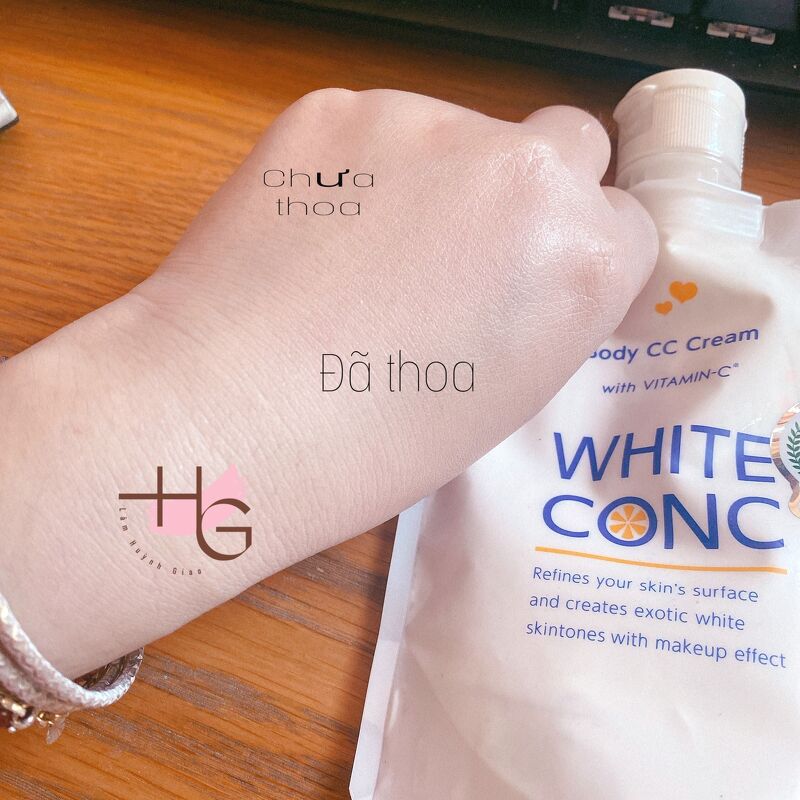 Sữa Dưỡng Thể Làm Trắng Da White Conc Body CC Cream, Yany Cosmetics