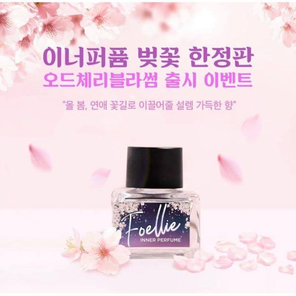 Nước Hoa Vùng Kín Foellie Cherry Blossom - Hương Hoa Anh Đào Kiêu Sa Màu Tím