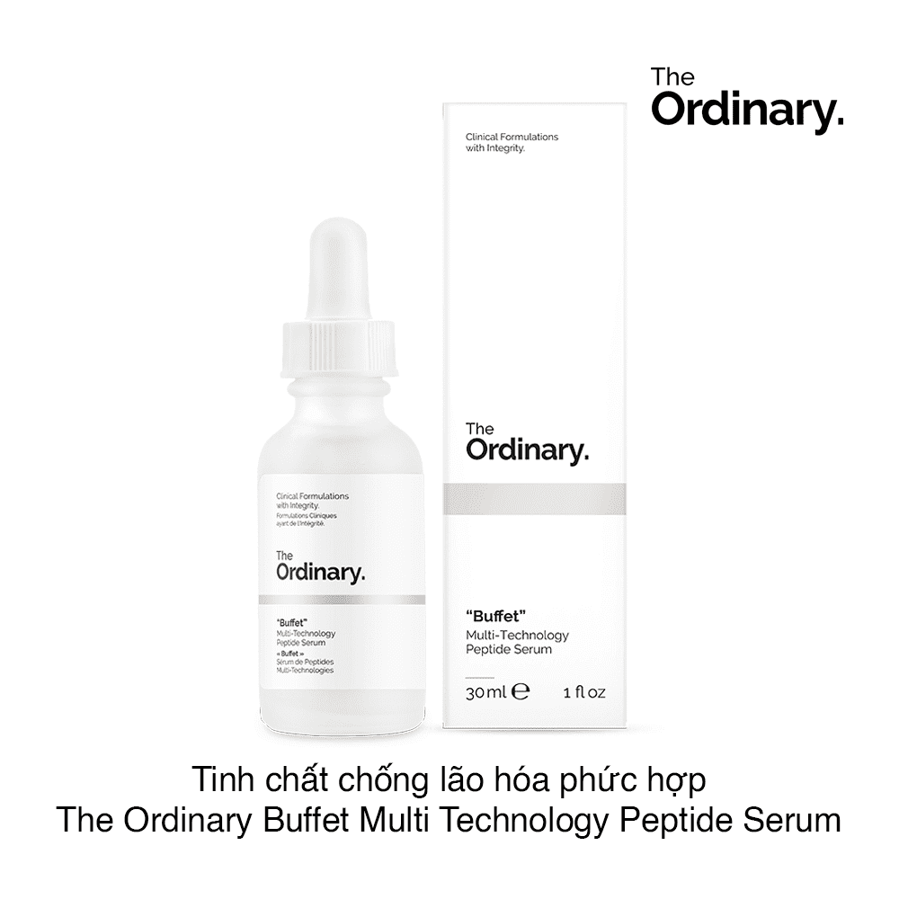 Tinh Chất Chống Lão Hóa Phức Hợp The Ordinary ''Buffet'' Multi-Technology Peptied Serum