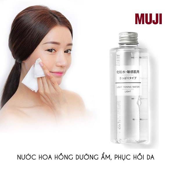 Nước Hoa Hồng Muji Light Toning Water 200ml