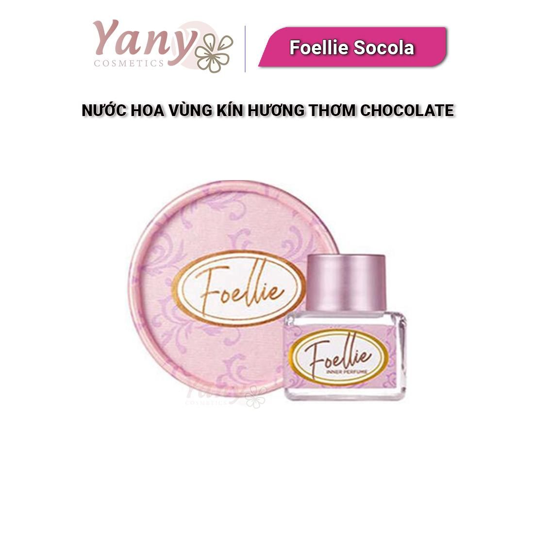 Nước Hoa Vùng Kín Foellie Inner Perfume Eau De Tuileries 5ml Màu Hồng Mẫu Mới