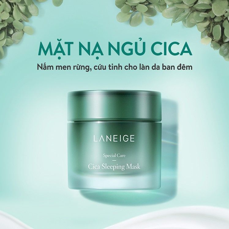 Mặt Nạ Ngủ Laneige Special Care Cica Sleeping Mask 60ml