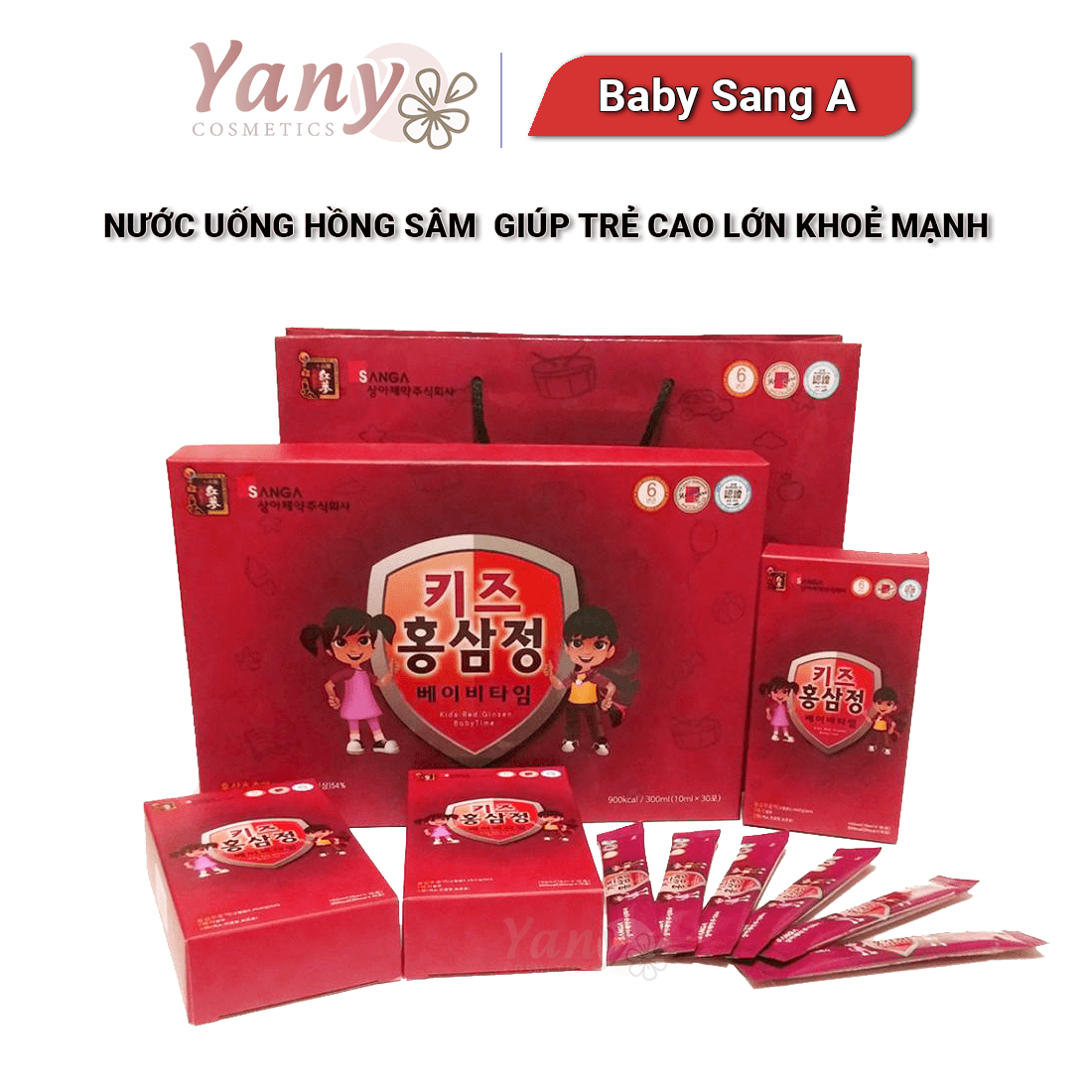 Nước Uống Hồng Sâm Baby Sang A Hàn Quốc 30 Gói -  Yany Cosmetics