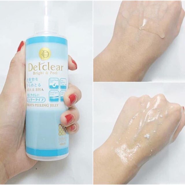 Gel Tẩy Tế Bào Chết Detclear Bright & Peel Hãng Meishoku Nhật Bản 180ml