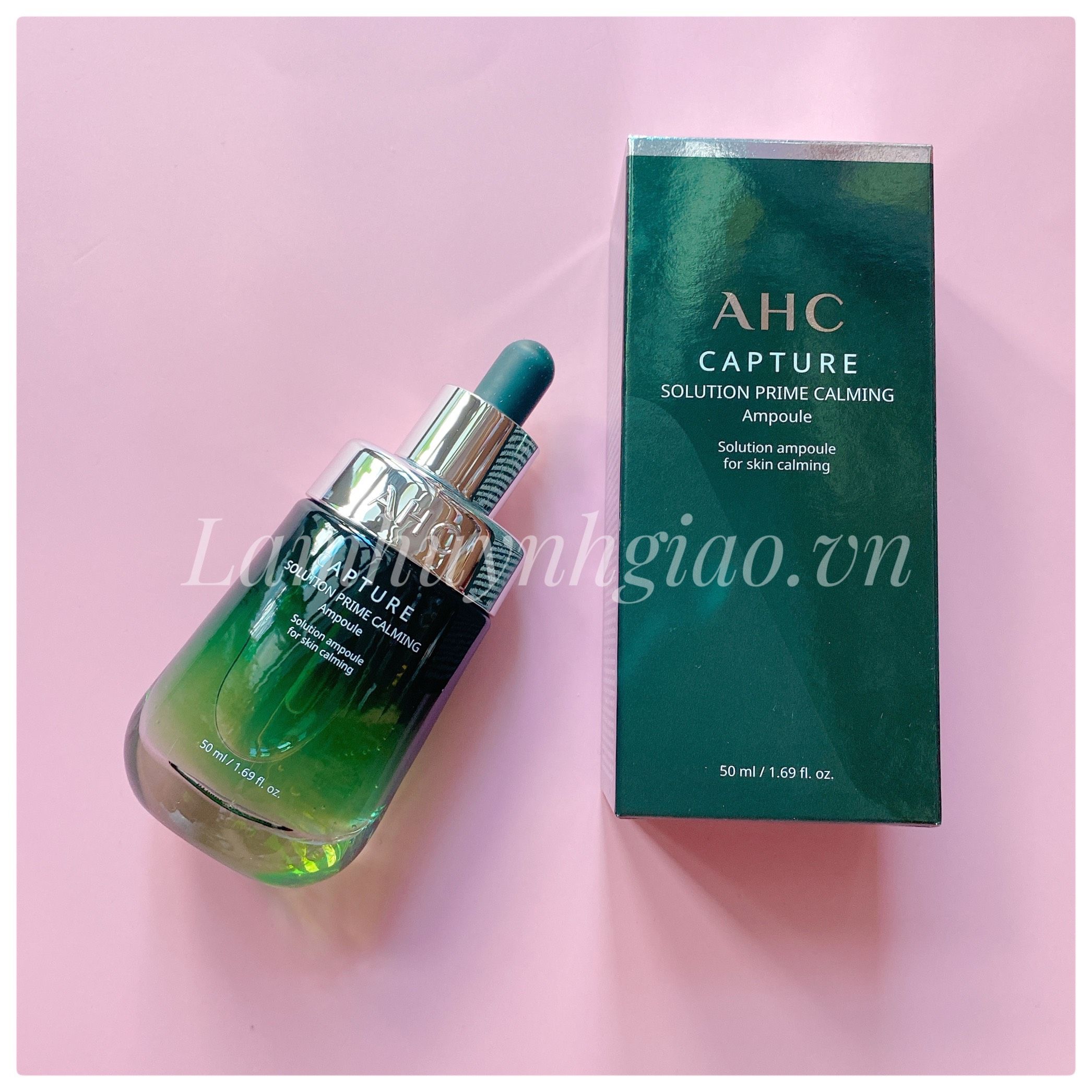 Serum AHC Capture Solution Max Ampoule Serum Màu Xanh Lá, Giúp Phục Hồi Da 50ml