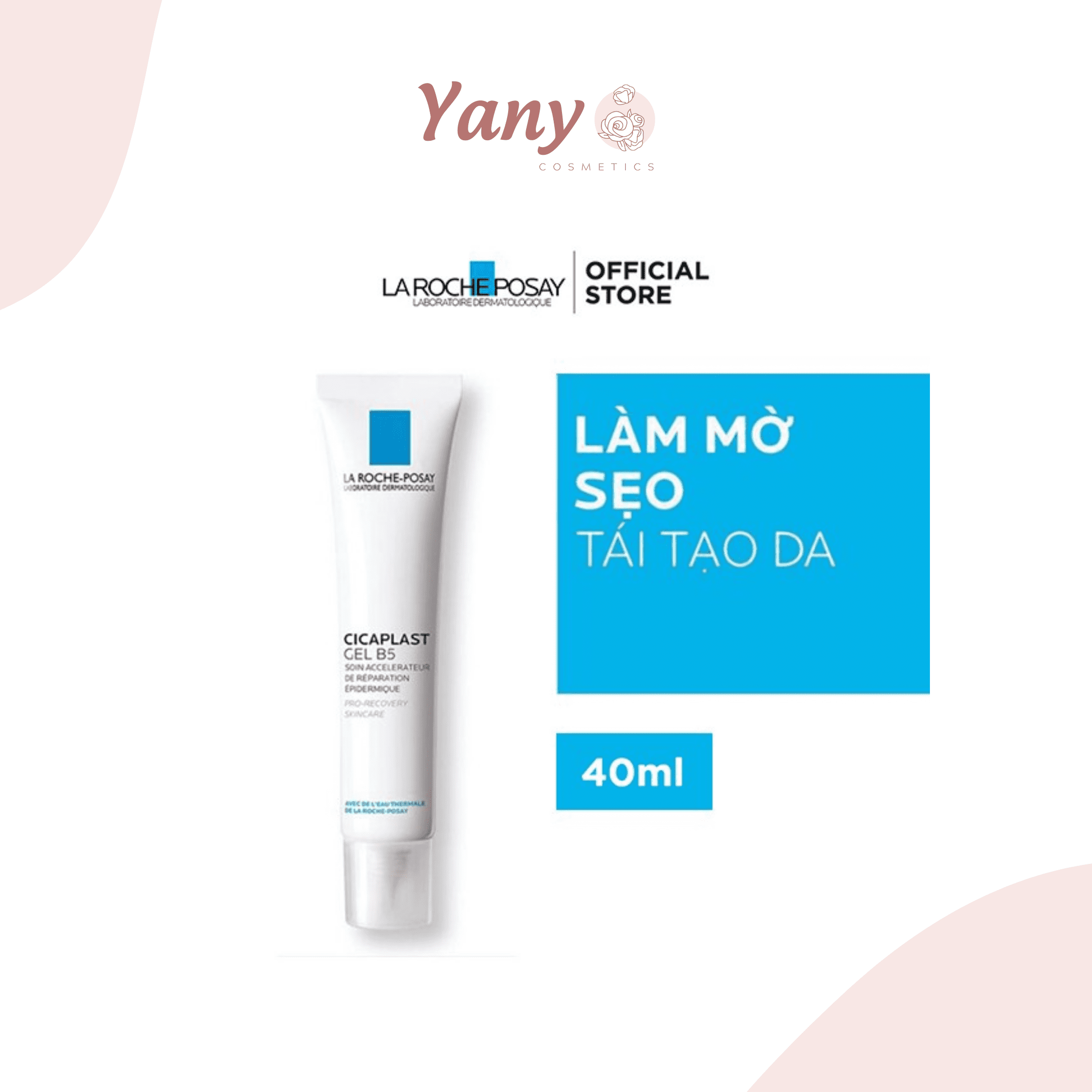 Gel Dưỡng La Roche-Posay Làm Mờ Sẹo, Giúp Làm Dịu Cicaplast B5 40ml