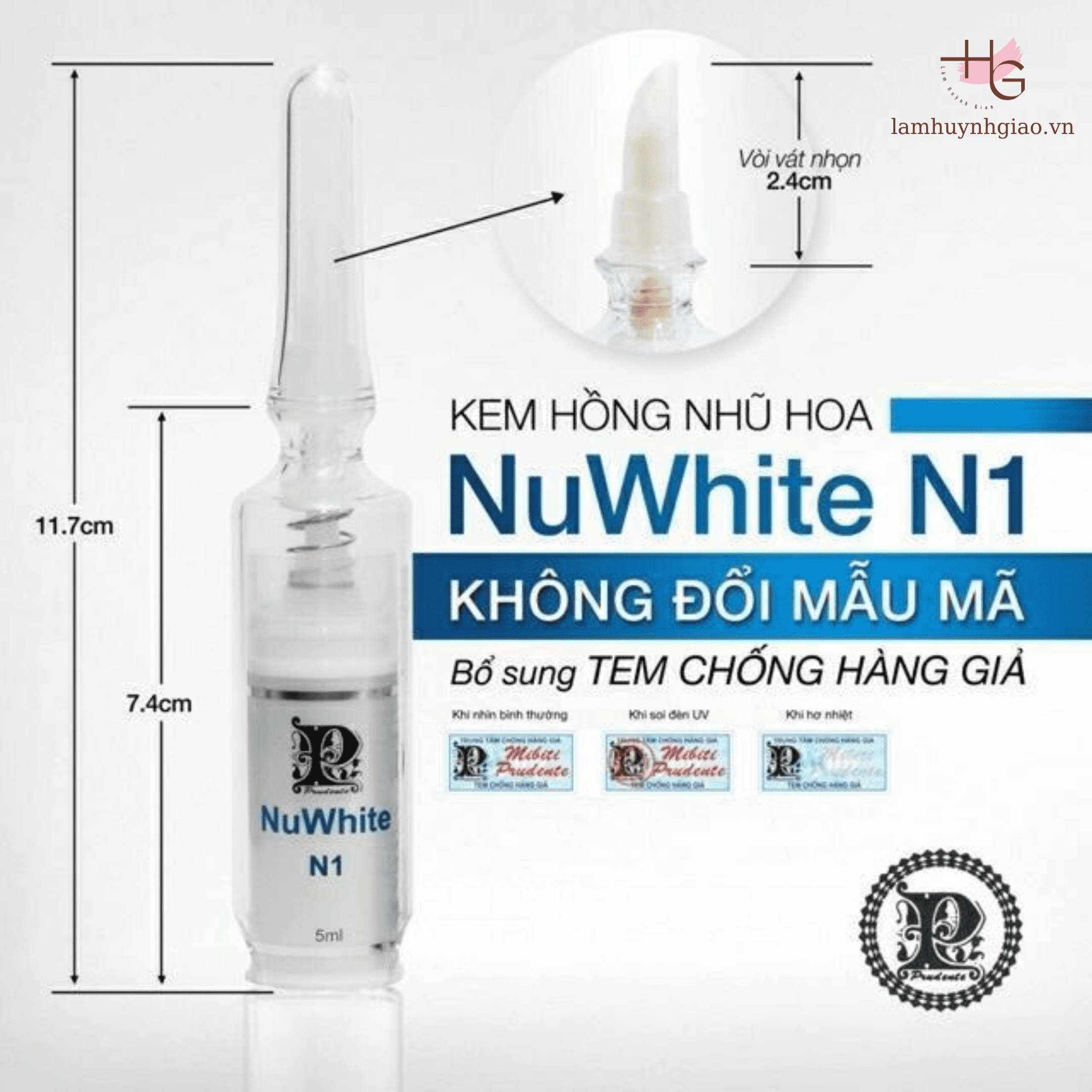 Kem Làm Hồng Nhũ Hoa Nuwhite N1 Mibiti Prudente