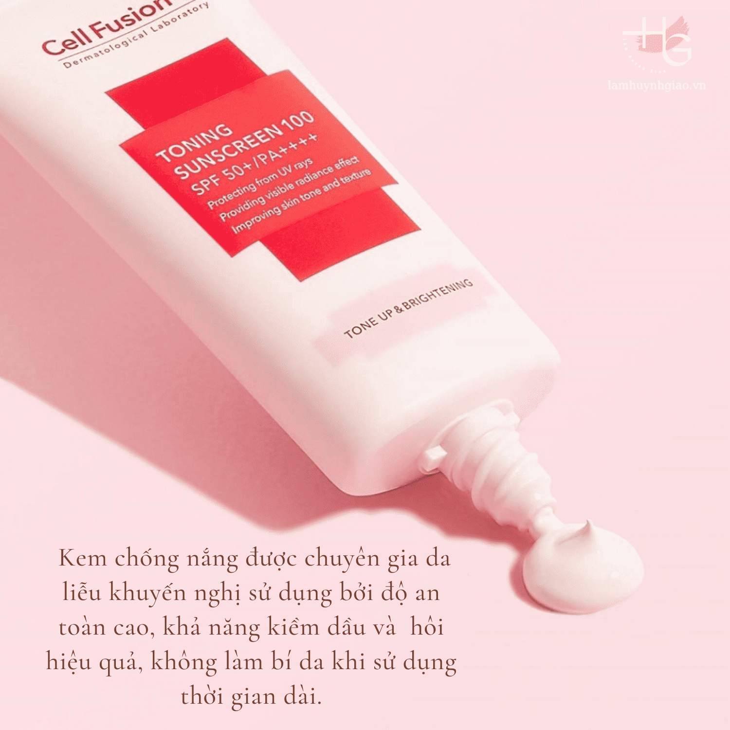 Kem Chống Nắng Cell Fusion C Toning Sunscreen 100 Nâng Tone Da