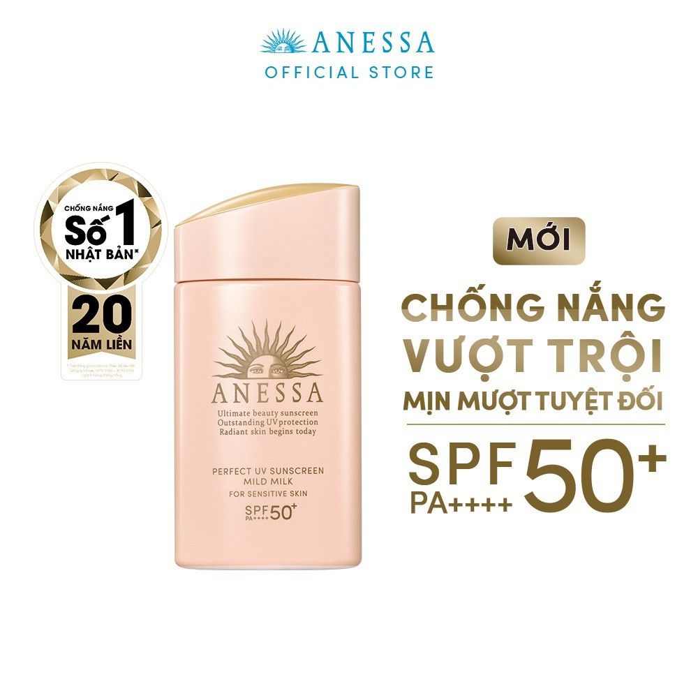 Kem Chống Nắng Anessa Perfect UV Mild Milk Nội Địa Nhật